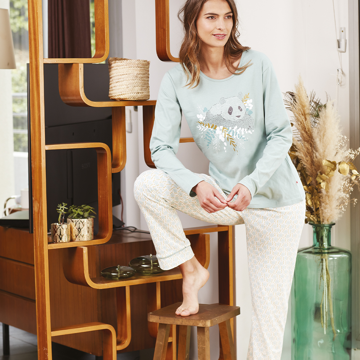 Pyjama femme à fleurs - DODO HOMEWEAR®