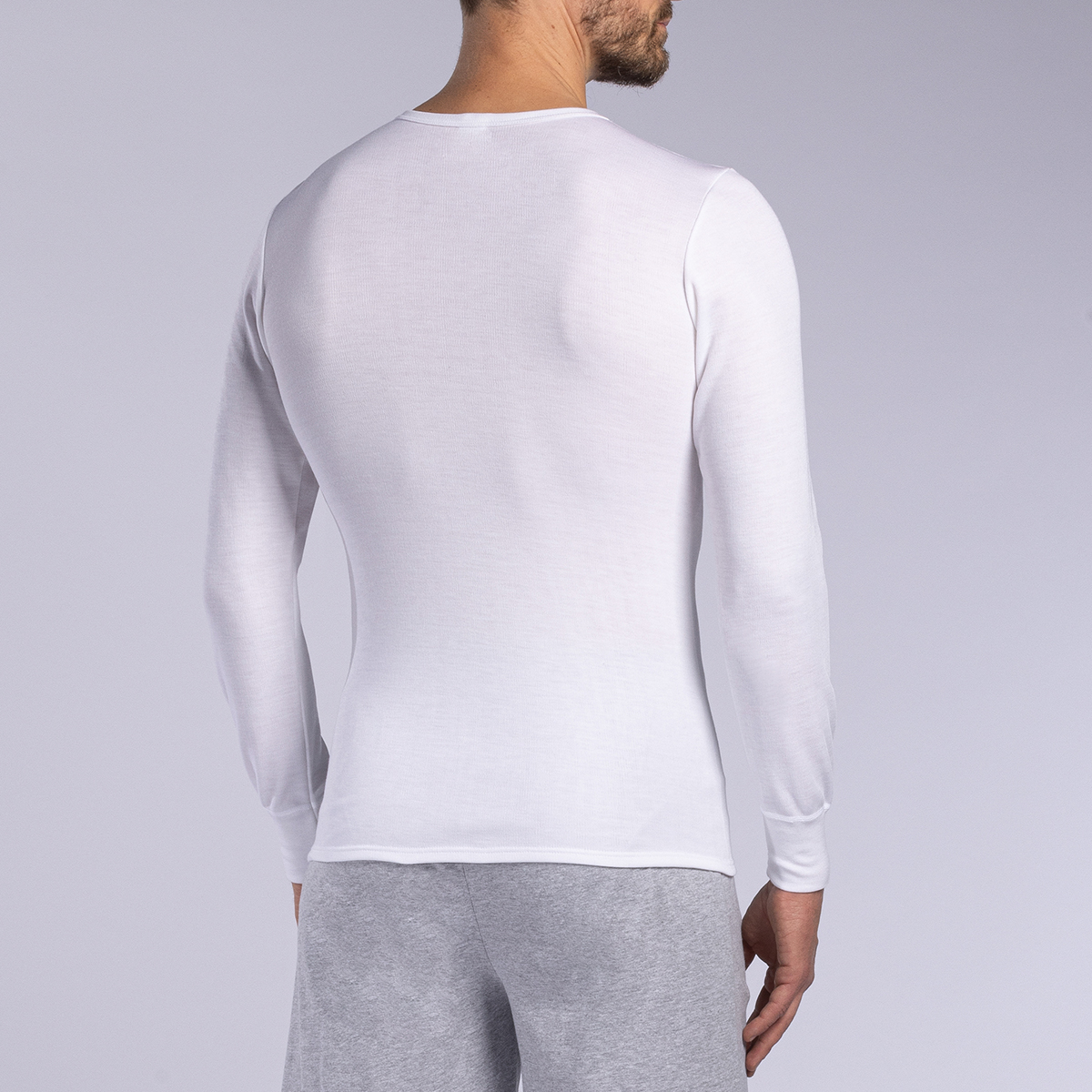 T-shirt manches longues hommes blanc en coton BIO – Coton vert