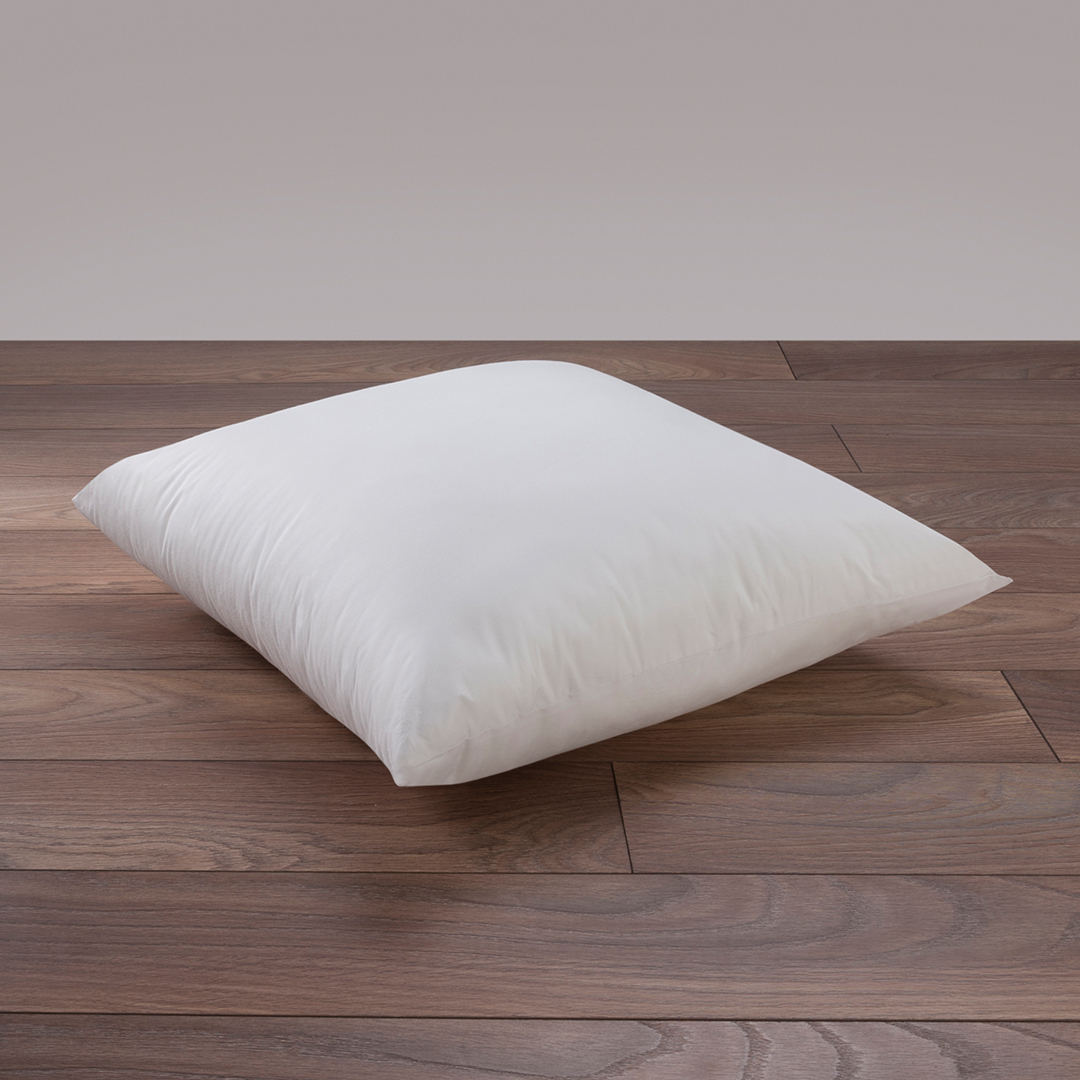 Lot de 2 taies d'oreiller carrées DODO - 65x65 cm - Blanc - Fabriqué